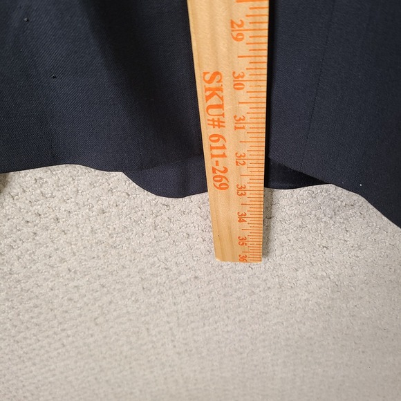 Joseph & Feiss Jacket Mens 46R Black Blazer Wool Comfort Stretch 3 Button Coat - Picture 14 of 16